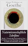 Naturwissenschaftliche Schriften