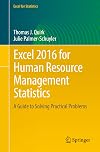 Excel 2016 for Human Resource Management Statistics A Guide to Solving Practical Problems