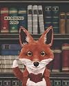 Reading Log: Fox and Bookshelf art cover, Reading log book for kids Fox, Book Review Journal, Reading Log Journal, Reading Log Book Tracker, Reading ... for Adult, 8 x 10 inches, large, 100 Record