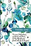 Volunteer Appreciation Gift: Thank You for Volunteering Notebook. Lined journal paper. 100 pages