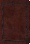 ESV Value Large Print Compact Bible (TruTone, Mahogany, Border Design): Holy Bible, English Standard Version