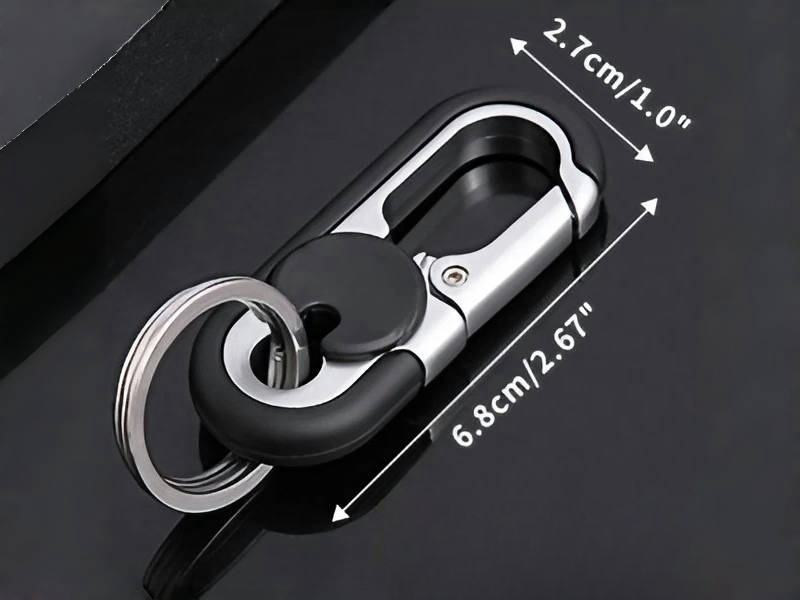 Mens Stainless Steel Car Key Chain Personalized Creative Keychain_voghion.com