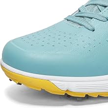 Waterproof Golf Shoes For Men With 7 Spikes Comfortable Sneakers_voghion.com