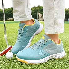 Waterproof Golf Shoes For Men With 7 Spikes Comfortable Sneakers_voghion.com