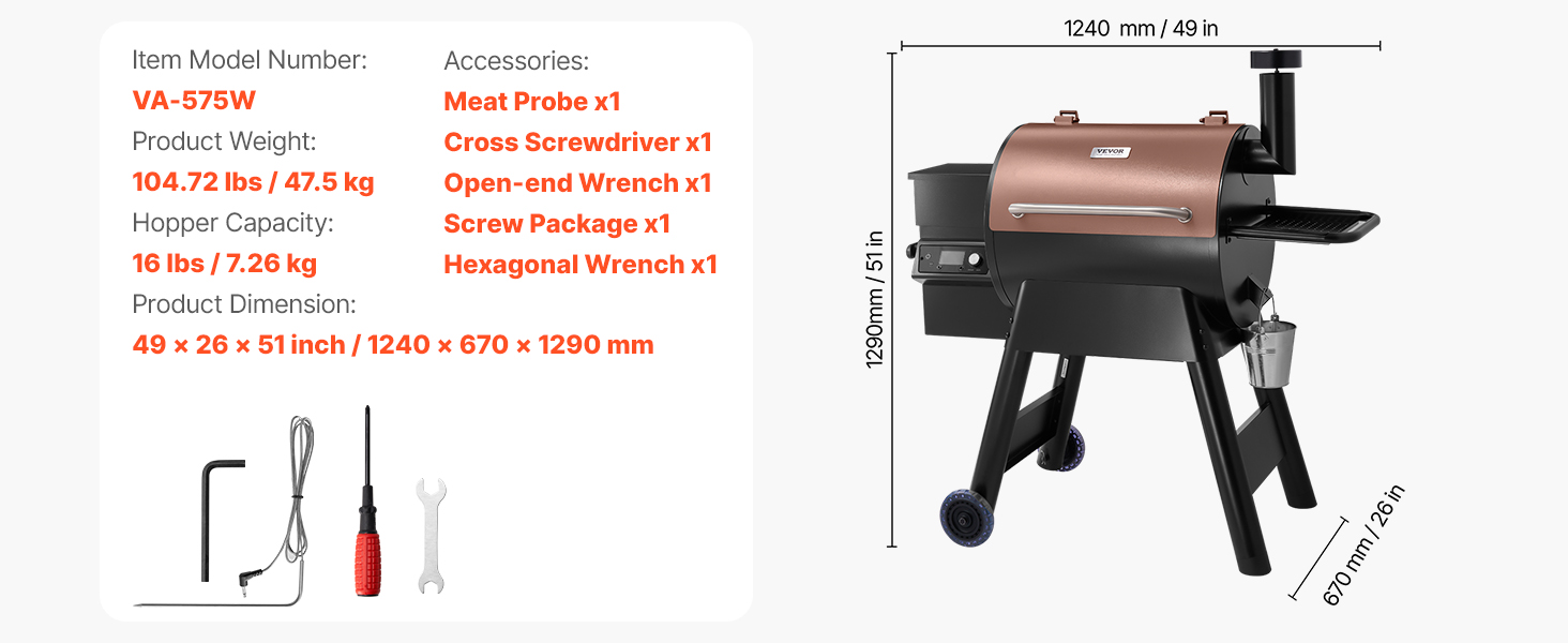 Barbecue smoker a pellet con controllo tramite app wi-fi_voghion.com