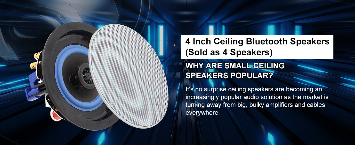 Herdio bluetooth plafondluidsprekers 2 weg voor home theater_voghion.com