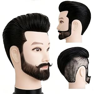 Frisierkopf Für Friseure Und Barbier Training Mit Echthaar_voghion.com