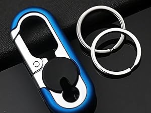 Mens Stainless Steel Car Key Chain Personalized Creative Keychain_voghion.com