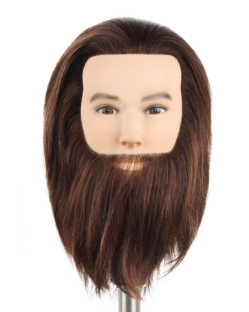Testa per parrucchieri in capelli veri per taglio e styling_voghion.com