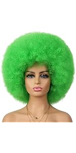 Perruque afro courte et bouclée pour homme années 70 80 disco_voghion.com