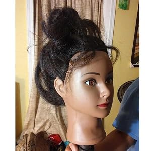 Testina professionale per parrucchieri con capelli veri_voghion.com