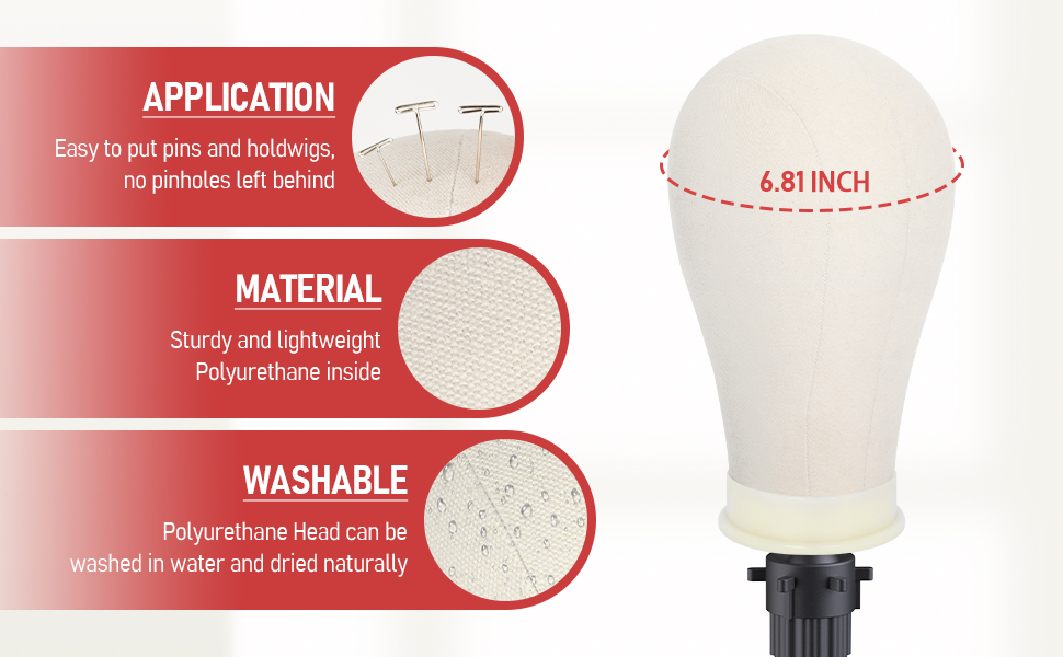 Adjustable Wig Stand With Mannequin Head And Clamp For Salon_voghion.com
