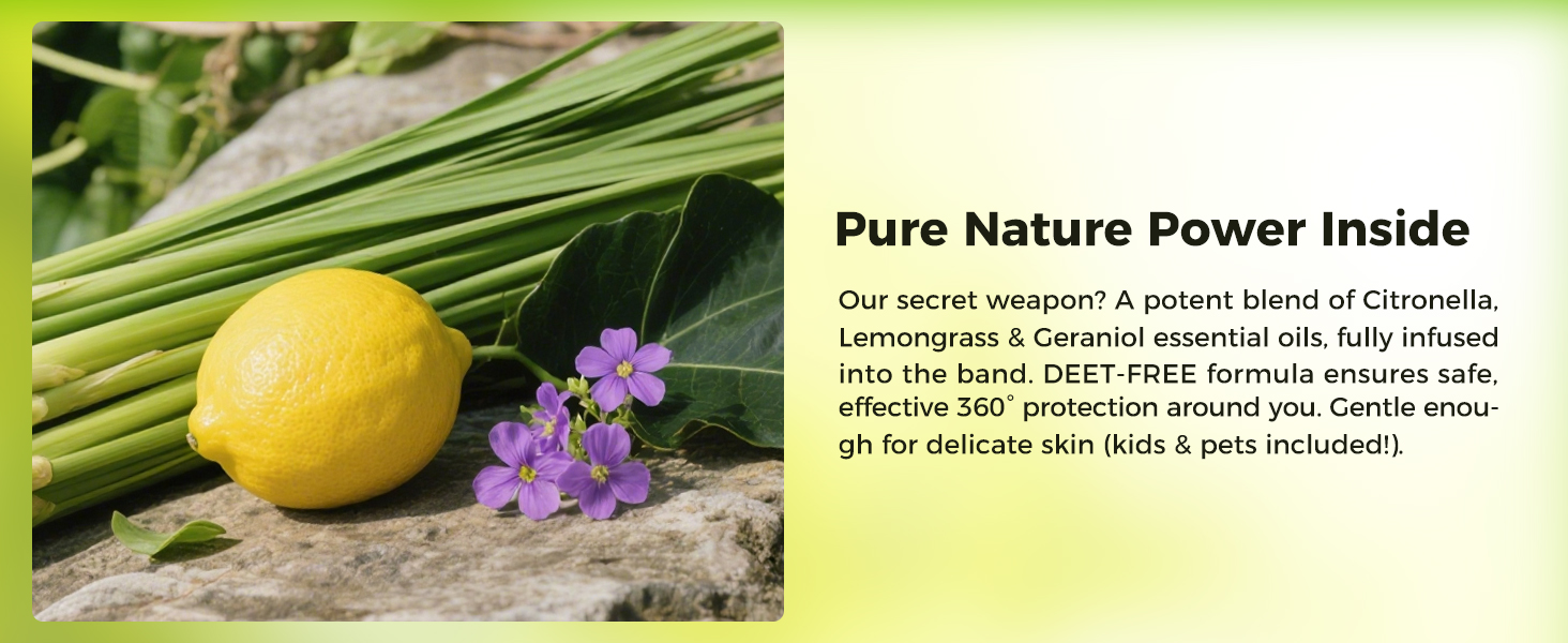 Mosquito Repellent Bracelets Natural Waterproof Bug Wristbands_voghion.com