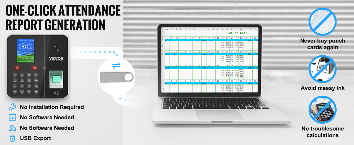 Biometric Time Clock For Small Business With Facial Recognition_voghion.com