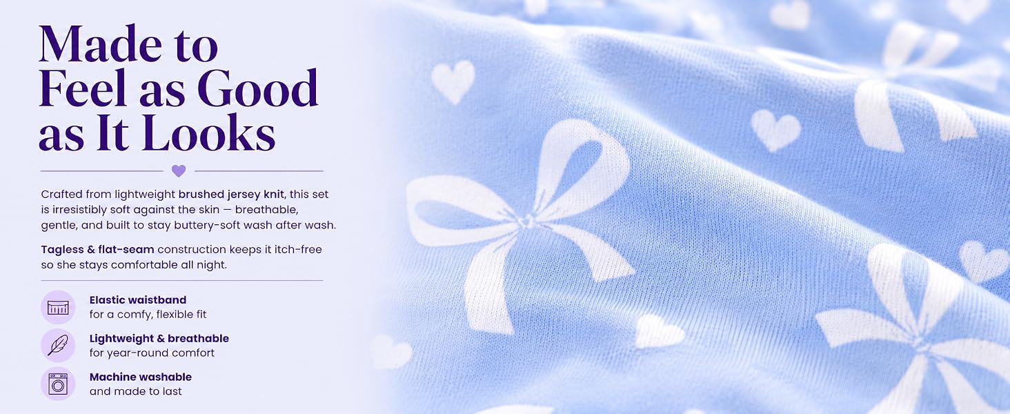 Us angels flickor pyjamas set 3-delar kort ärm med shorts_voghion.com