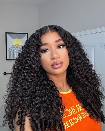 Parrucca lace front in capelli umani kinky curly birmani_voghion.com