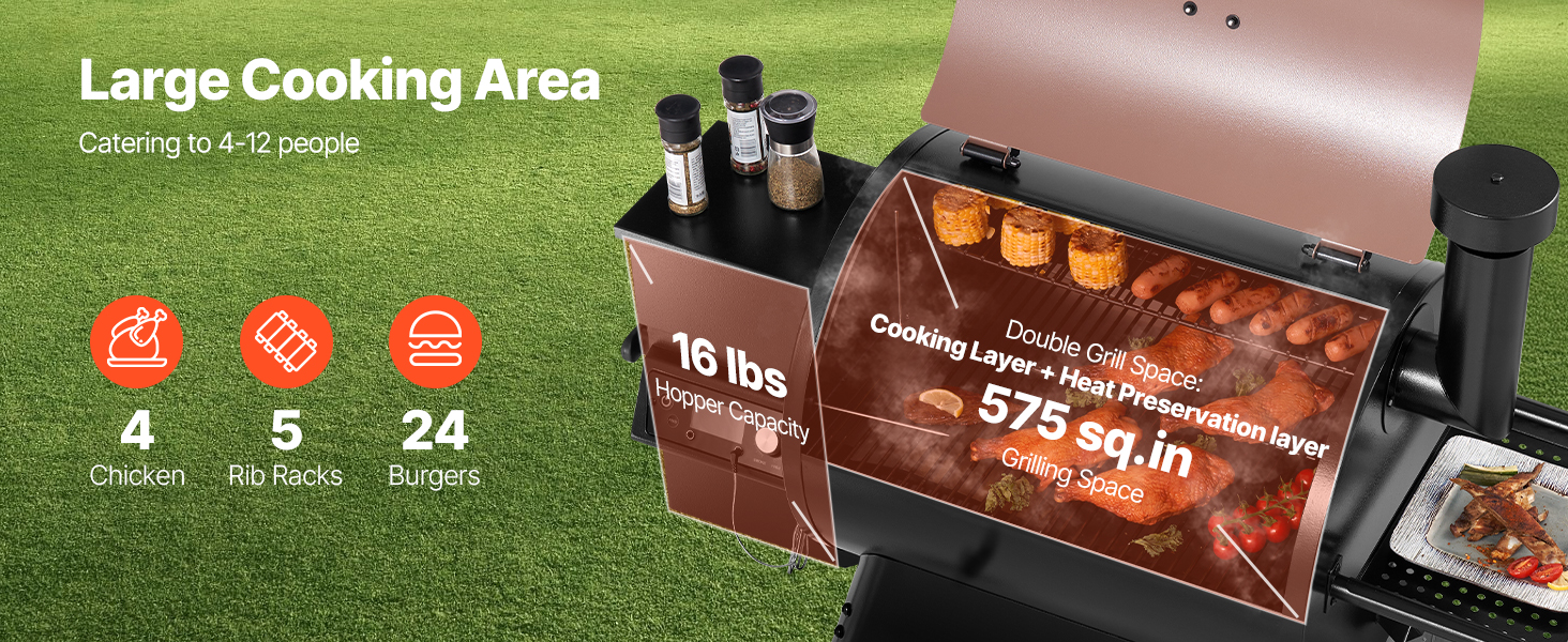 Barbecue smoker a pellet con controllo tramite app wi-fi_voghion.com