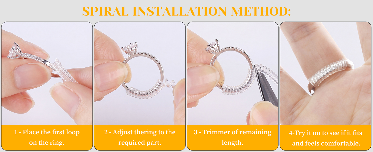 Invisible Ring Adjuster Guards For Loose Rings Set Of 14_voghion.com