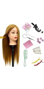 Frisierkopf Für Friseure Und Barbier Training Mit Echthaar_voghion.com