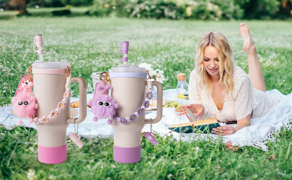 7Pcs Accessories Set for Stanley Cup 40 30oz Insulated Tumbler