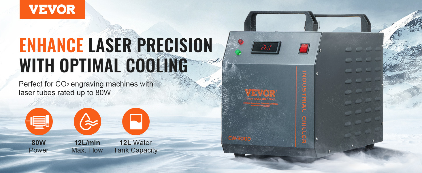 Refrigeratore d'acqua industriale per macchina incisione laser_voghion.com