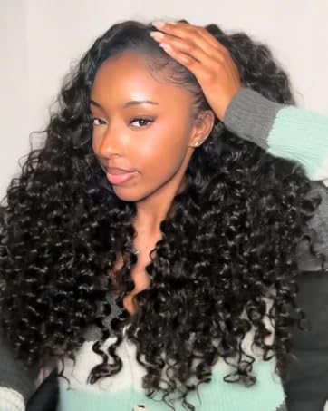 Parrucca lace front in capelli umani kinky curly birmani_voghion.com