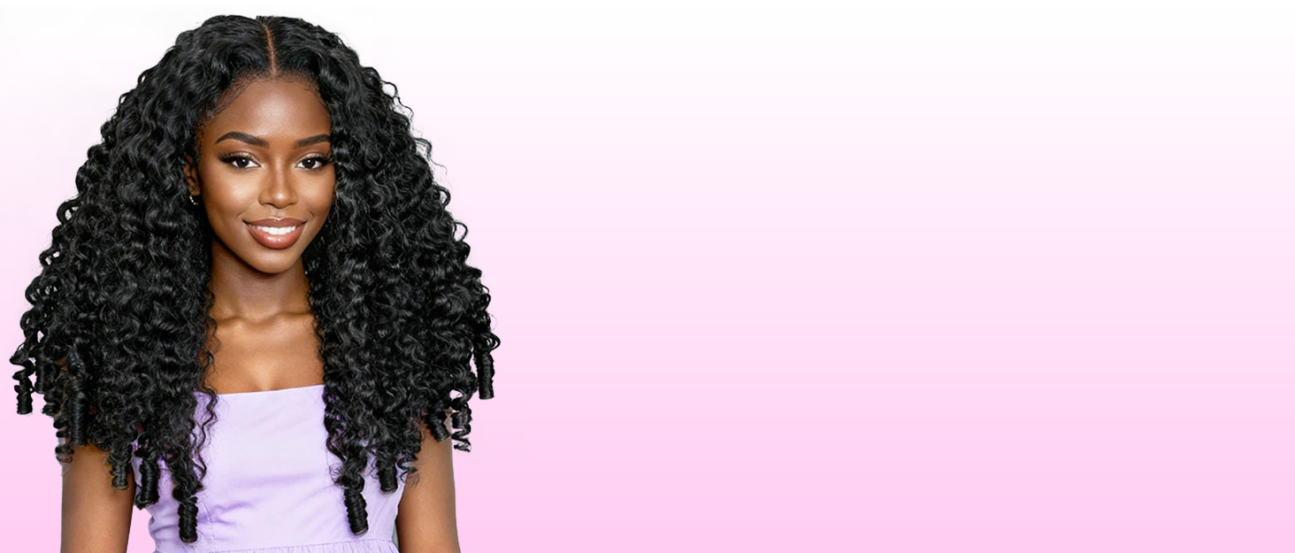 Parrucca lace front in capelli umani kinky curly birmani_voghion.com