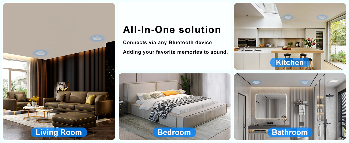 Herdio bluetooth plafondluidsprekers 2 weg voor home theater_voghion.com