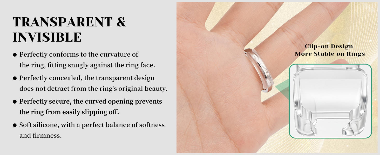 Invisible Ring Adjuster Guards For Loose Rings Set Of 14_voghion.com