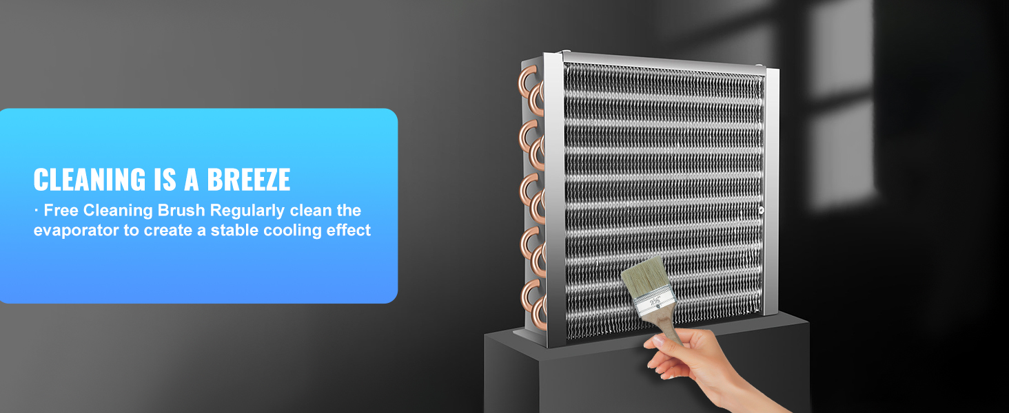 Congelatore professionale sottobanco in acciaio inox 7,4 cu ft_voghion.com