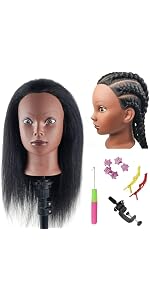 Frisierkopf Für Friseure Und Barbier Training Mit Echthaar_voghion.com