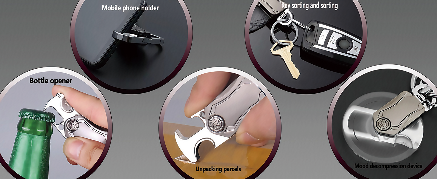 Porte-clés multifonction pour homme avec décapsuleur et support_voghion.com