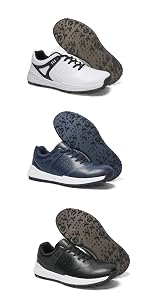 Waterproof Golf Shoes For Men With 7 Spikes Comfortable Sneakers_voghion.com