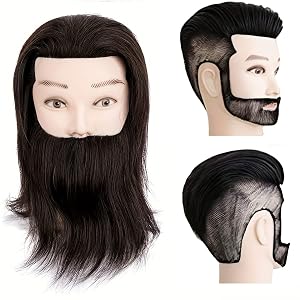 Frisierkopf Für Friseure Und Barbier Training Mit Echthaar_voghion.com