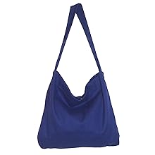 Canvas Bag With Magnetic Snap Large Size Simple Design Thick And Sturdy_voghion.com