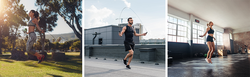 Jump Rope Tangle-free Speed Skipping Rope With Ball Bearings_voghion.com