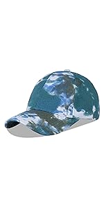 Unisex Baseball Cap In Washed Cotton Denim Adjustable Fit_voghion.com