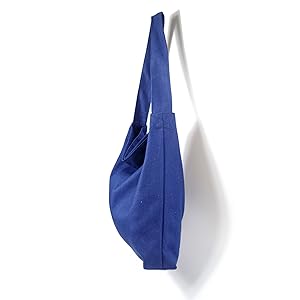 Canvas Bag With Magnetic Snap Large Size Simple Design Thick And Sturdy_voghion.com