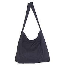 Canvas Bag With Magnetic Snap Large Size Simple Design Thick And Sturdy_voghion.com