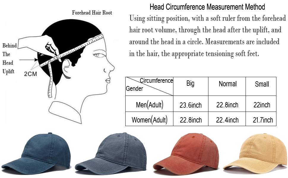 Unisex Washed Cotton Dad Hat Adjustable Vintage Baseball Cap_voghion.com