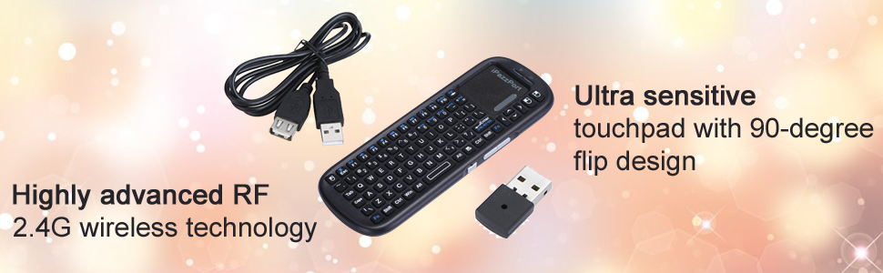 Wireless Keyboard With Touchpad For Pc Laptop And Android Tv_voghion.com